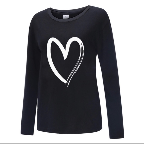 Heart long sleeve Tee - Picture 2 of 2